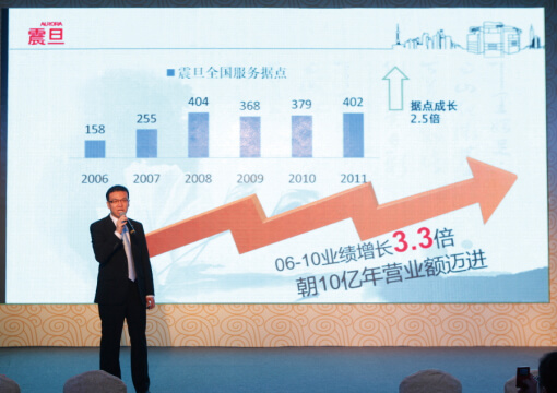 震旦OA曾元起總經理現場談OA業績逆市成長